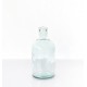  Vase Bottle en Verre Recyclé H 19,5cm