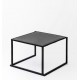  Table basse Quadro Noire 60x60 H 40 cm