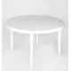  VENTE : Table en plastique blanche marque Grosfillex 
