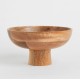  Grand Bol sur pied en Bois Ø 26 cm H 13.5