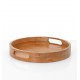  Plateau rond en Bois Delhi Ø 35 cm | H 5