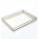  Plateau Versailles rectangulaire en verre