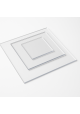 Pyamide Plexiglass pour présentation de verres