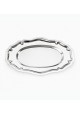 Plateau Vintage Ovale en Inox              