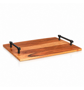 Grand Plateau en Bois avec poignées