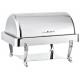  Chafing Dish Roll-Top Rectangle Argent Version Electrique