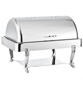 Chafing Dish Roll-Top Rectangle Argent