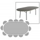  Table ovale 240x120 : 10/11 personnes