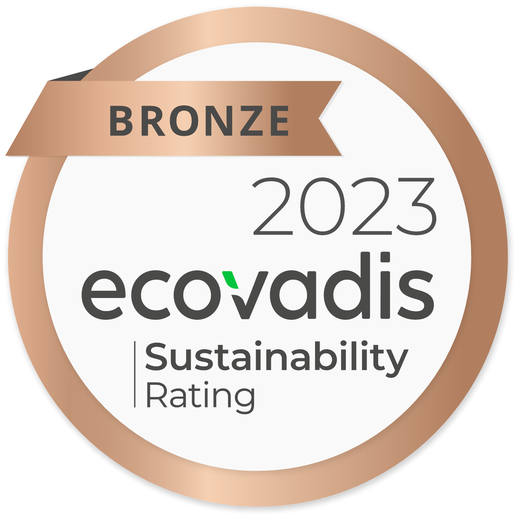 Logo Ecovadis – Médaille de bronze